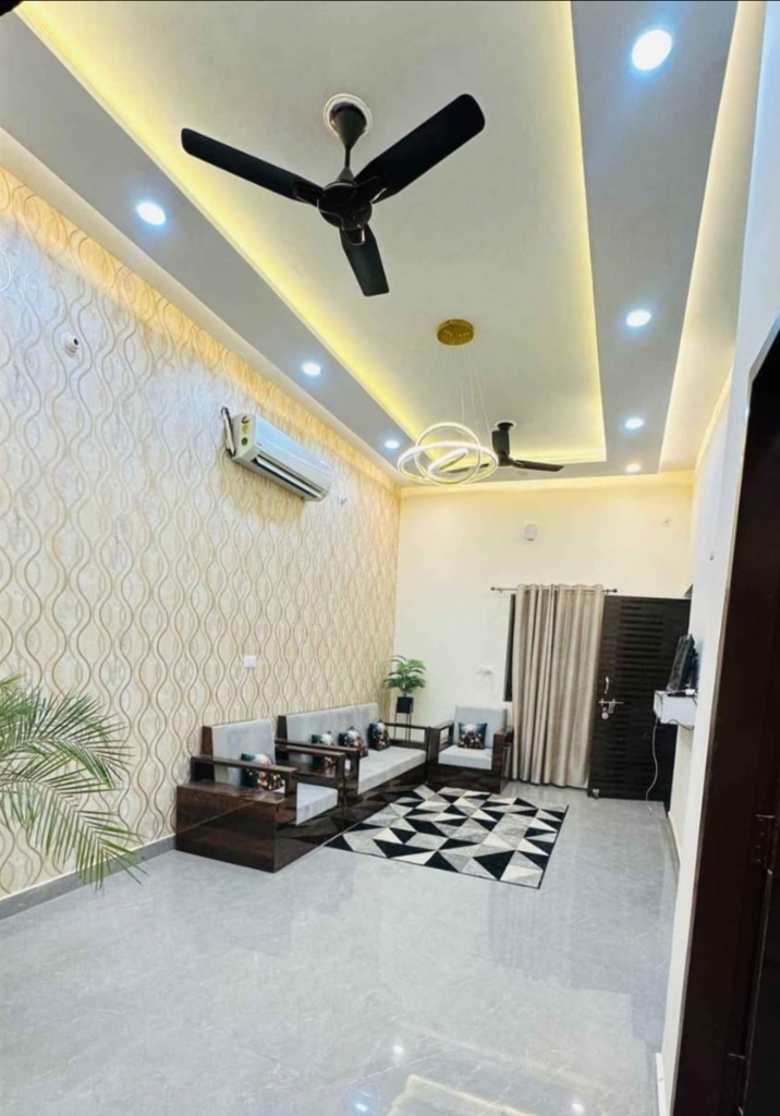 living area of the house